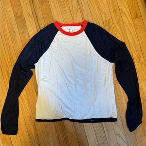 Splits59 long sleeve baseball shaped T